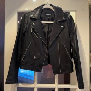 Express Faux Leather Moto Jacket
